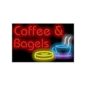  Coffee & Bagels Neon Sign