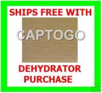 Non stick Teflon Sheet Dehydrator Baking 14x14 Press  