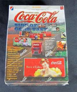 1996 Coca Cola Sign Of Good Taste Trading Card Box 36 Packs  