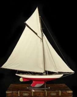 This Bermuda sloop pond yacht model was specially designed & built by 