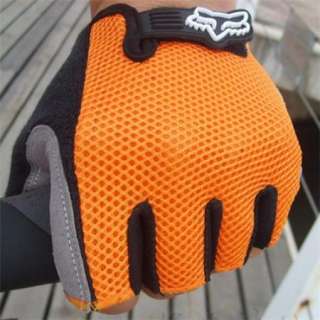 2011 NEW Cycling Bike Bicycle Half Finger Gloves Orange  
