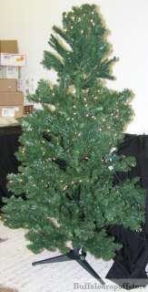   Pictured. 6.5 ft Sierra fir pre lit christmas tree w/clear lights