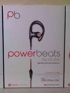 Power Beats by Dr. Dre Black from Monster *Brand New* Powerbeats 
