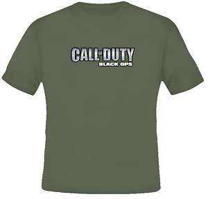 Black OPS Call of Duty Video Game Fan Military T Shirt  