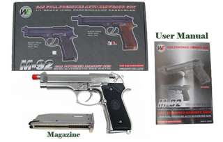 auction listing includes we m9 gas blow back pistol gas
