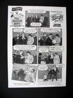 Barqs Root Beer The Poster Boys Foto Funnies 1992 print Ad 