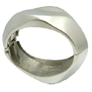   Silver Metal Wide Bangle Cuff Bracelet BGG002 Arts, Crafts & Sewing