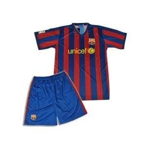  Barcelona Home Soccer Jersey and Shorts