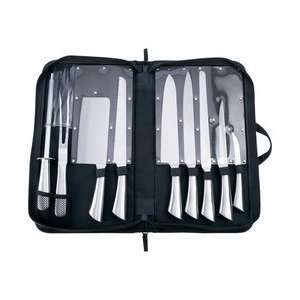   Steel Cutlery Set Include Chef Knife Cleaver  Kitchen