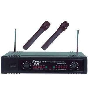  Dual UHF Wireless Microphone Musical Instruments