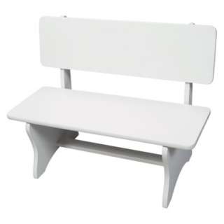 Childs Park Bench White.Opens in a new window