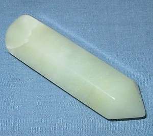 Green calcite wand polished rock/stone *F2  