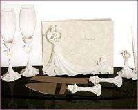 Bride/Groom Calla Lily Wedding Reception Set  