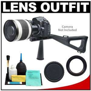 Rokinon 500mm f/6.3 Mirror Lens & 2x Teleconverter with Stedi Stock 