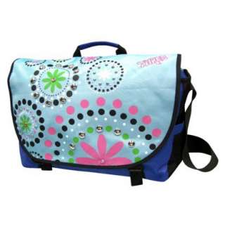Three Circles Laptop Messenger Bag   Blue.Opens in a new window