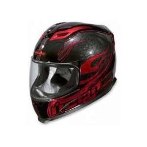  ICON AIRFRAME SOLID HELMET BLACK SM: Sports & Outdoors