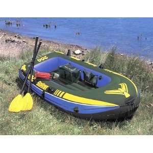 Seahawk 2 Man Weather Resistant Inflatable Boat Kit with French Oars