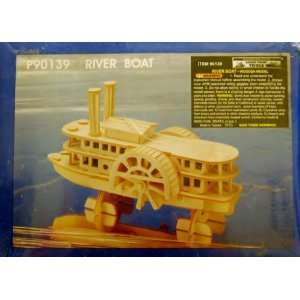  River Boat   Wooden Model Toys & Games