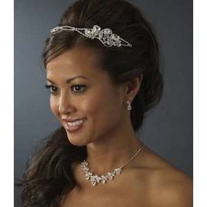  Beautiful Silver & Crystal Bridal Headband / Tiara Beauty