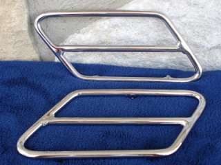   chrome plated Kit includes left and right chrome side cover trim rails
