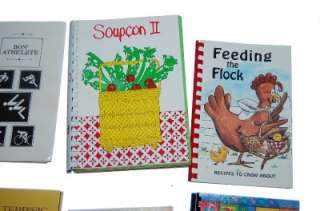 Lot of 10 Spiral Bound Church School Cookbooks PA NJ FL  