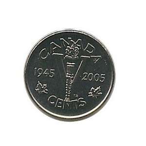 Brilliant Uncirculated 1945 2005 Canadian Commemorative V Nickel