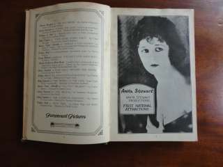 1921 Motion Picture Studio Directory Trade Annual Book  