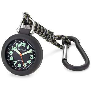   PW1030B Military Luminous Easy To Read Spring Clip Pocket Watch  
