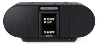 Sony ZSS4IP CD Boombox with iPod Dock and iPhone (Black 