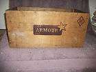 VINTAGE ARMOUR CORNED BEEF SHIPPING CRATE