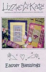 EASTER BLESSINGS SAMPLER CROSS STITCH LIZZIE KATE  