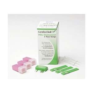  CardioChek HDL Cholesterol Test Strips Kit   3 ea Health 