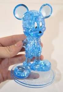 Disney Mickey Mouse 3D Crystal Puzzles 45Pcs (Blue)  