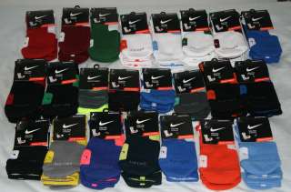 Nike Elite Crew Basketball Socks All Sizes and Colors M, L, XL Hyper 