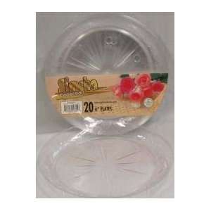  6 INCH CLEAR PLASTIC PLATES SUPER DELUXE 240CS