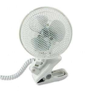  Holmes  9 Two Speed Personal Clip on Fan, Metal, White 