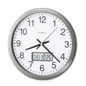  Howard miller Chronicle Wall Clock with LCD Inset 