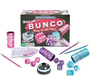 BUNCO Deluxe Box of Bunco Dice Game + Tote + Bell #1119 (Winning 