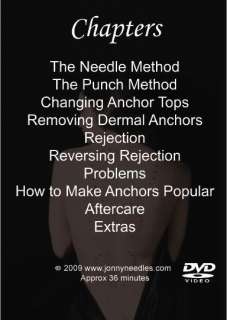 Micro Dermal DVD Basics Micro Dermal Punch & Piercing  