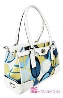 New LOVE Designer Inspired Handbag Purse Tote Bag Blue  