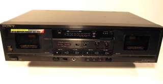 Sony TC WR570 Dual Cassette Tape Deck Player Recorder  