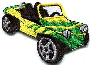 Dune buggy off road car baja retro racing applique iron on patch S 525 