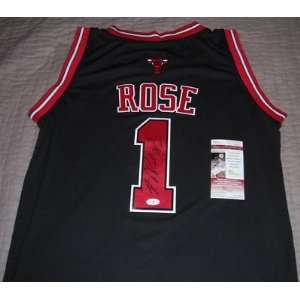 com Derrick Rose Signed Uniform   + JSA COA   Autographed NBA Jerseys 
