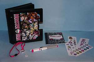 Monster High Fearbook Journal Diary Book Electronic Voice Recorder 