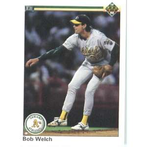  1990 Upper Deck # 251 Bob Welch Oakland Athletics Baseball 
