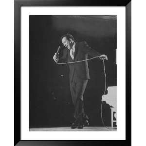  Singer Bobby Darin Performing on Stage at the Sands Hotel 