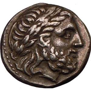 PHILIP II father ofAlexander the Great Big Silver Greek Coin OLYMPIC 