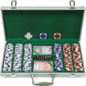  300 11.5G Holdem Poker Chip Set w/Aluminum Case 