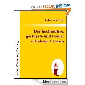   und wieder erhabene Croesus  In einem Singe Spiele (German Edition