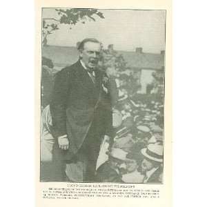  1912 Print David Lloyd George British Chancellor of 